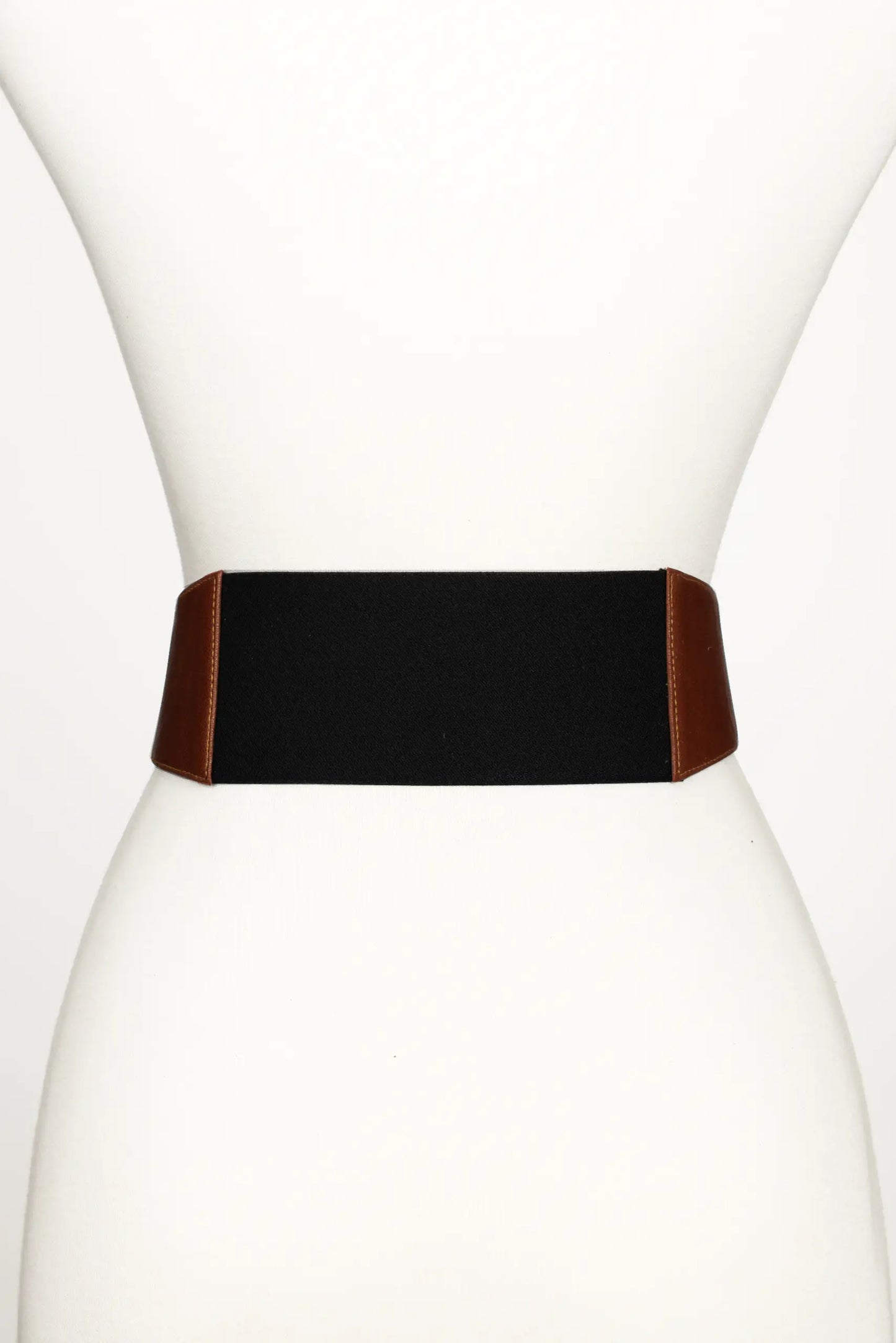 Christian Corset Leather Belt - Brown