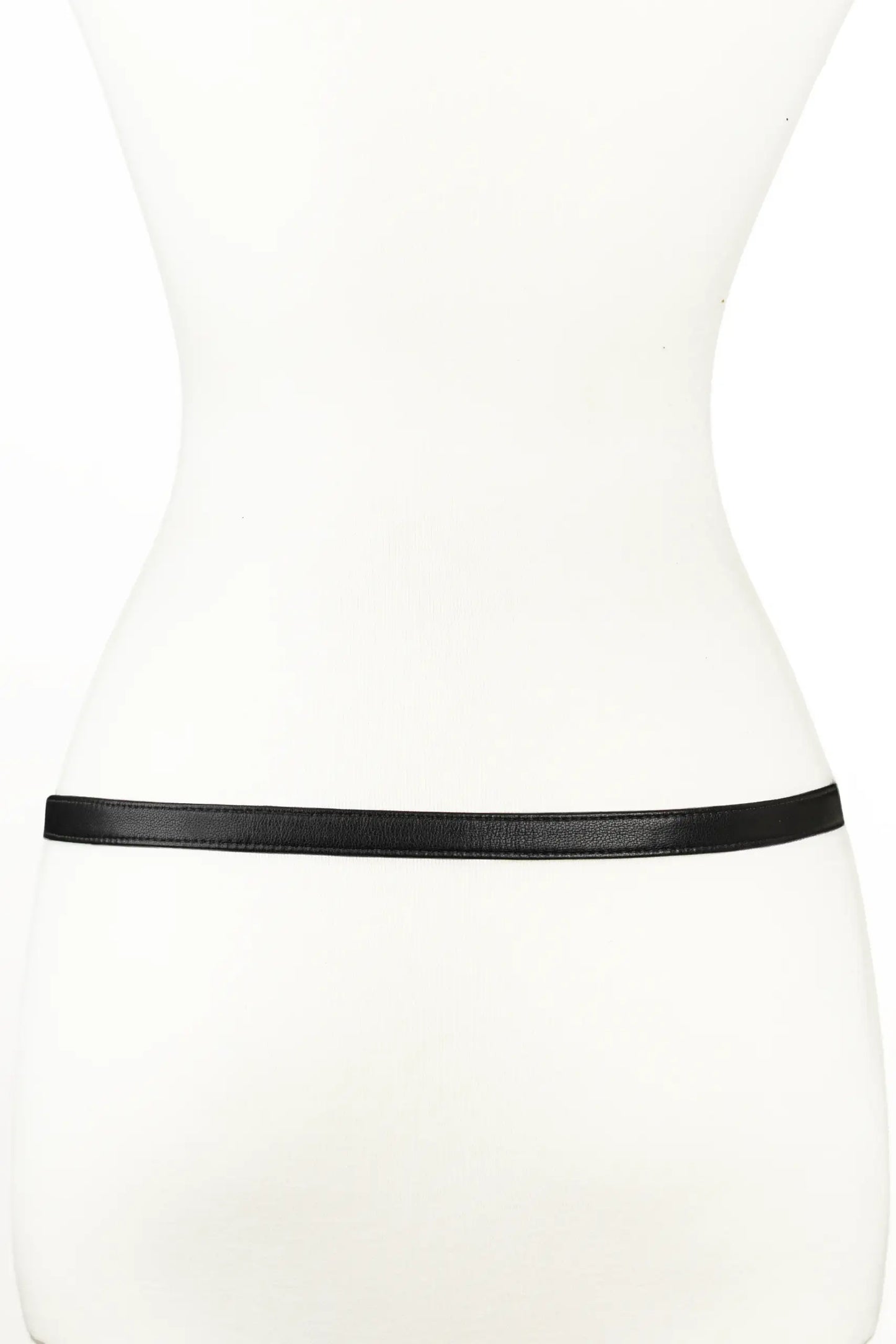 Three Shells Buckle Leather Belt