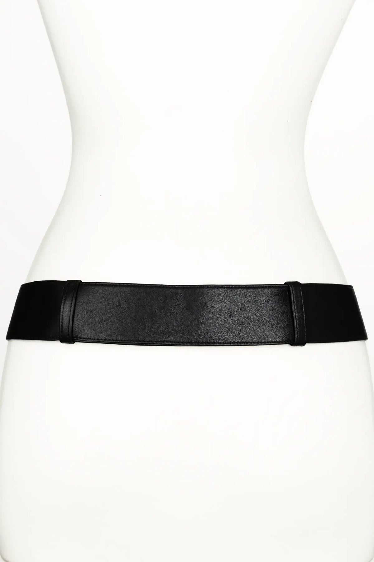 Snake Buckle Leather Belt
