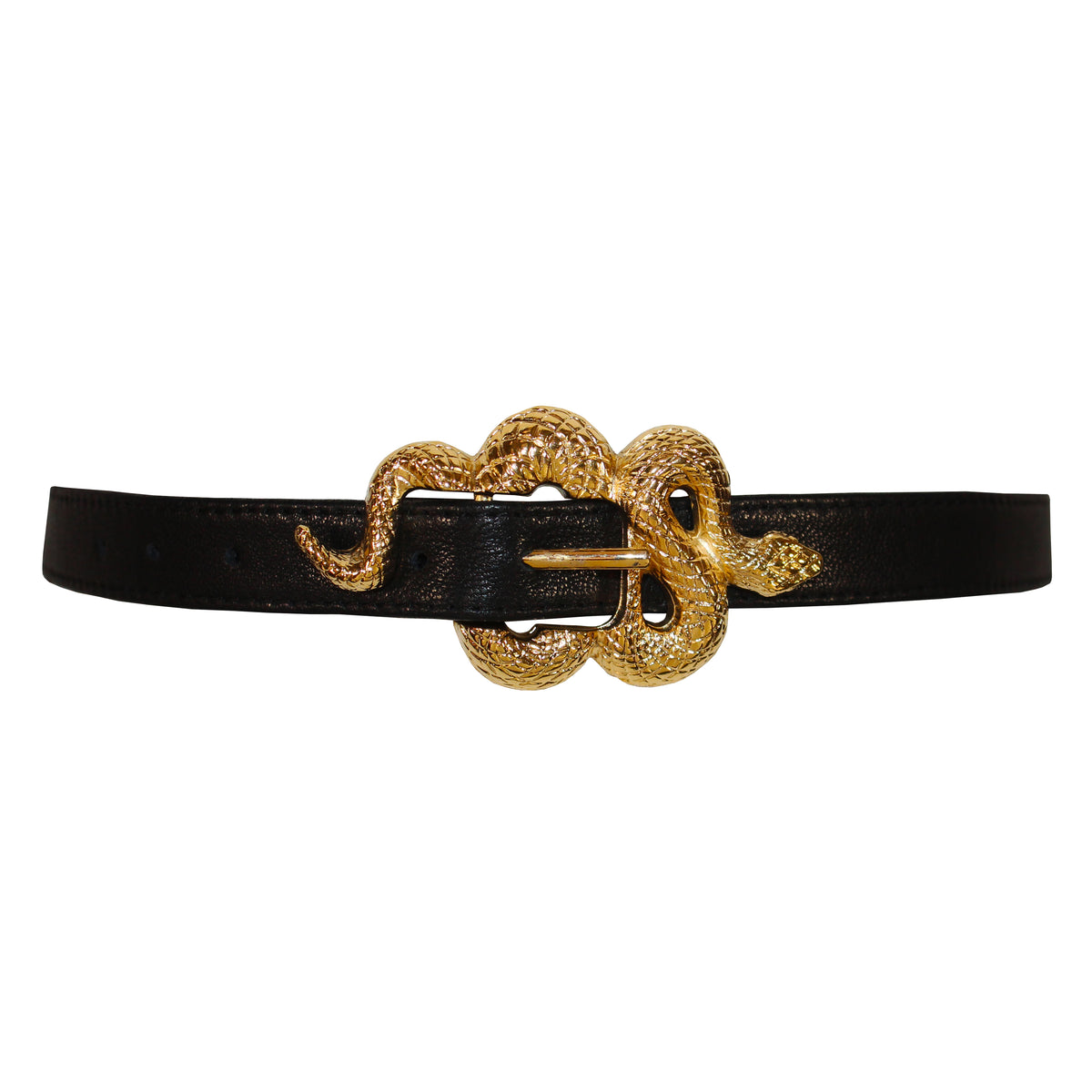 Raina Statement Belt Jaclyn Chain Leather Adjustable Brown 