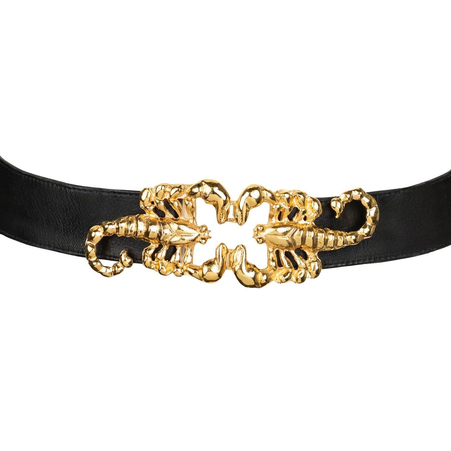 Scorpion Buckle leather Belt