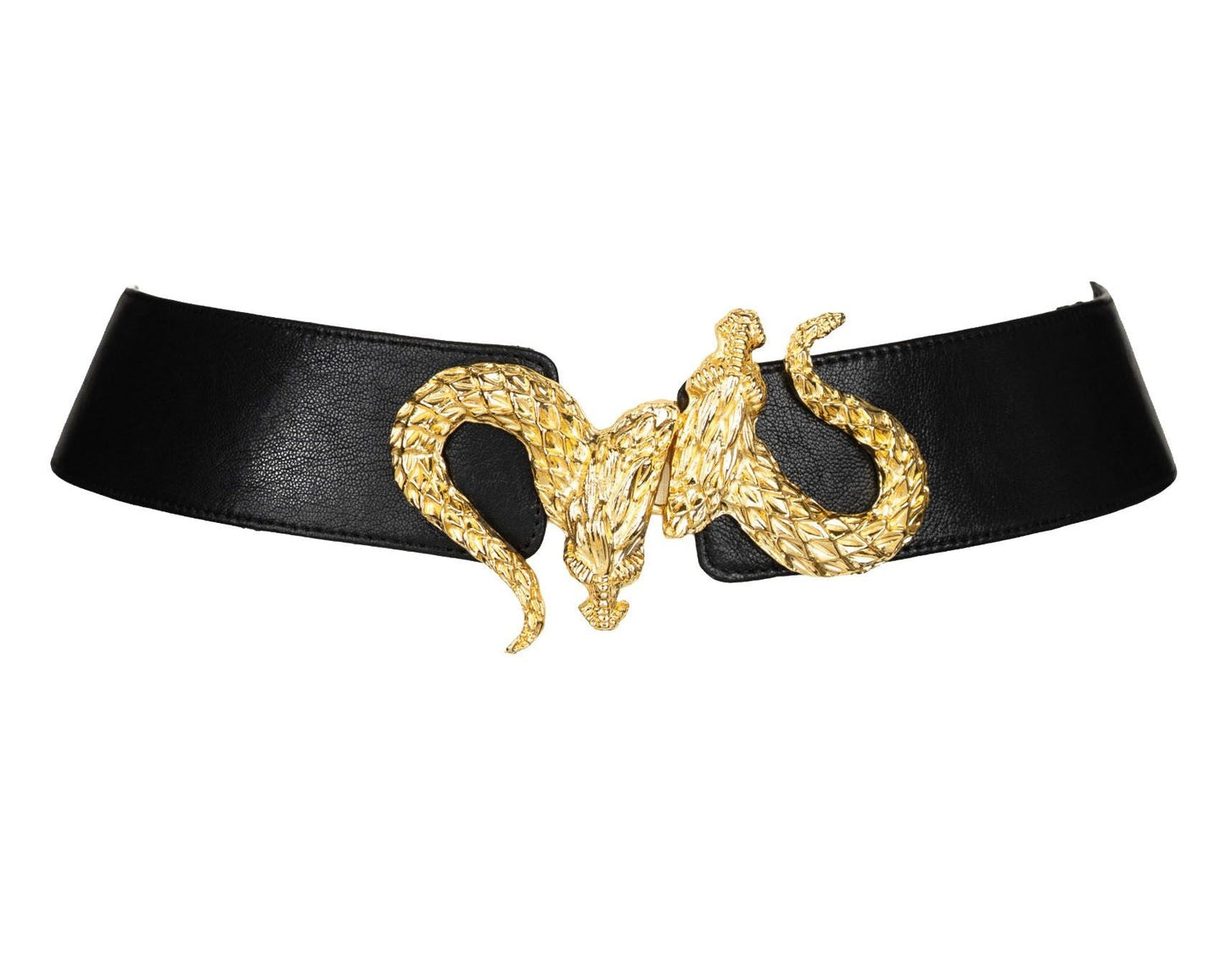 Dragon Buckle Leather Belt