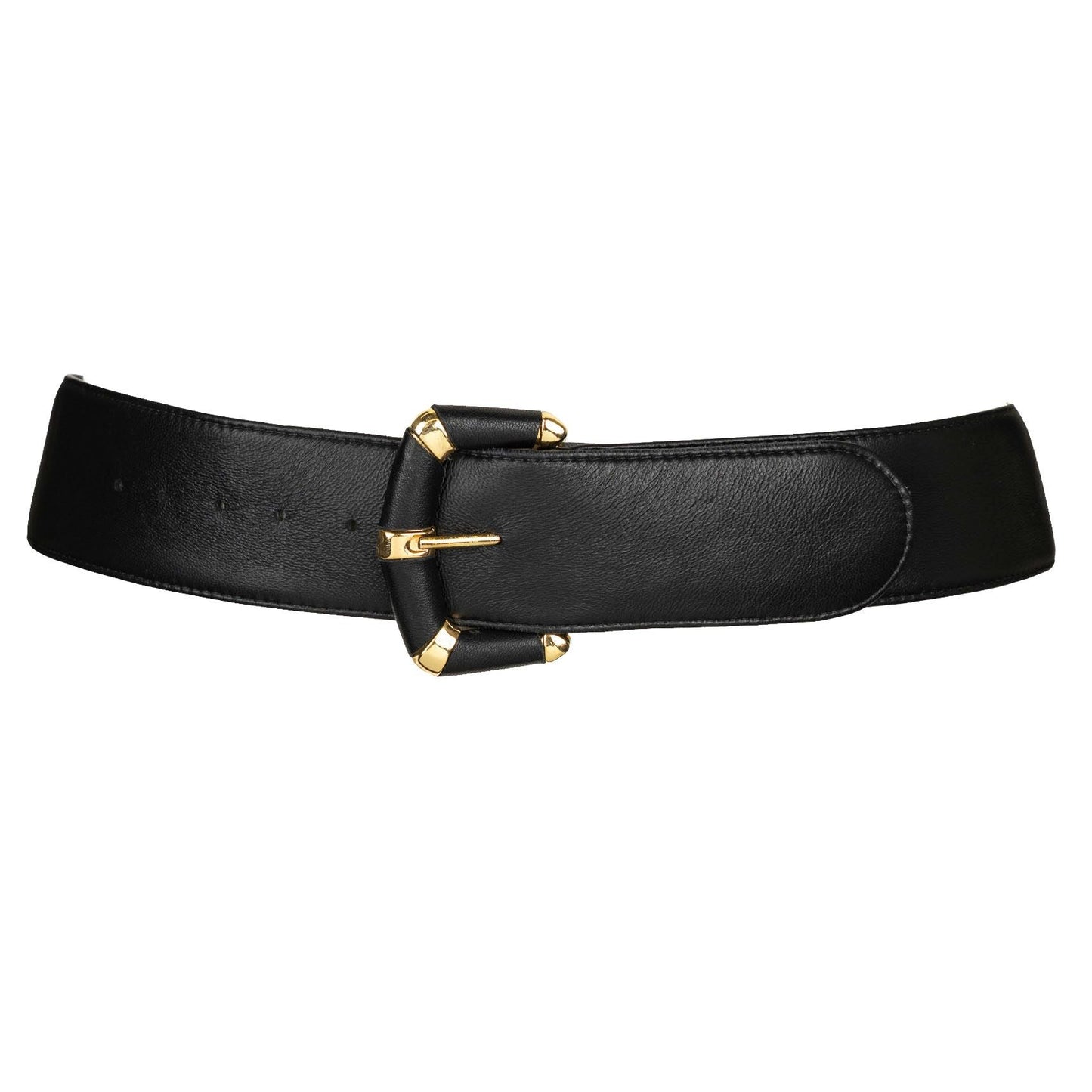 Leathercovered  geometric buckle