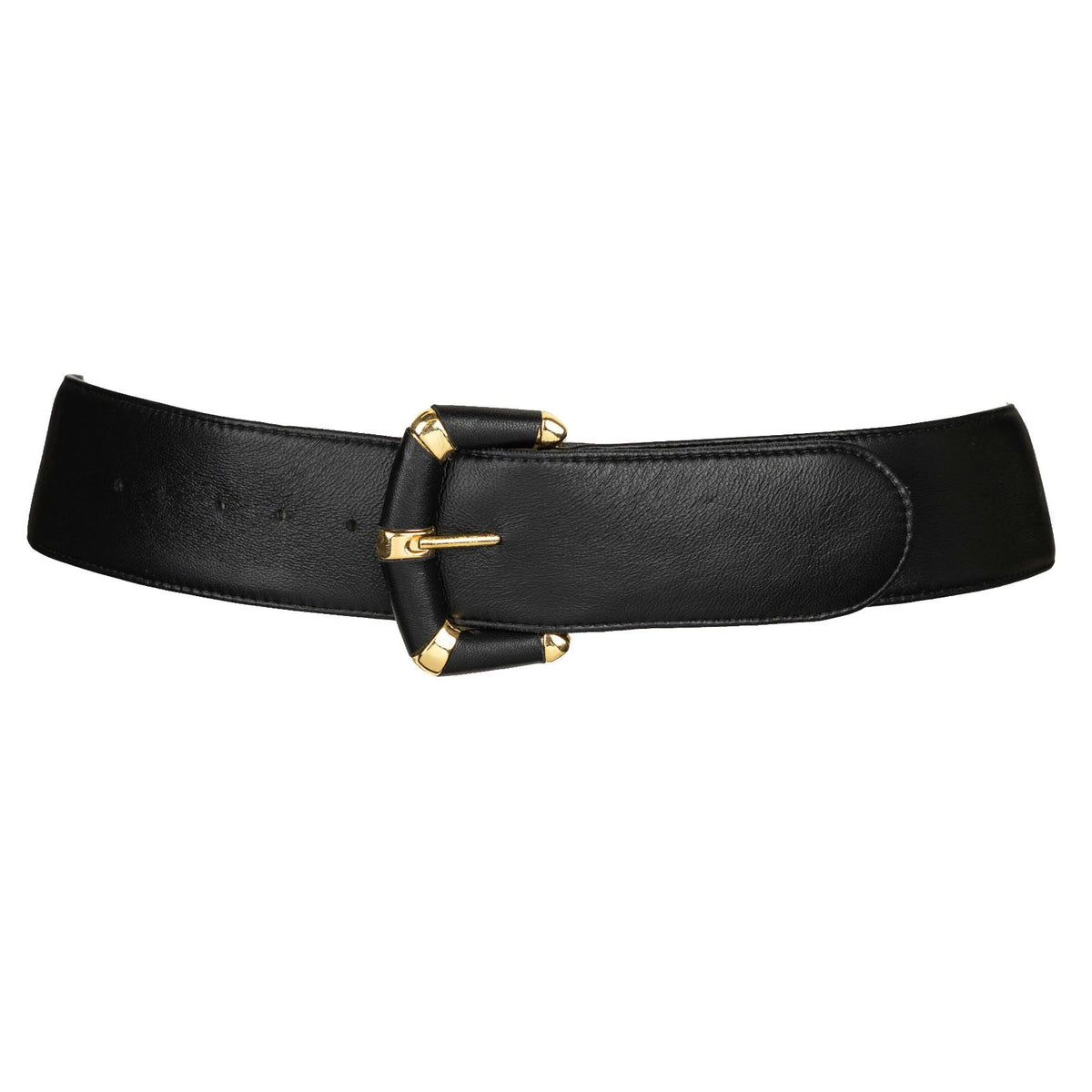 Leathercovered  geometric buckle
