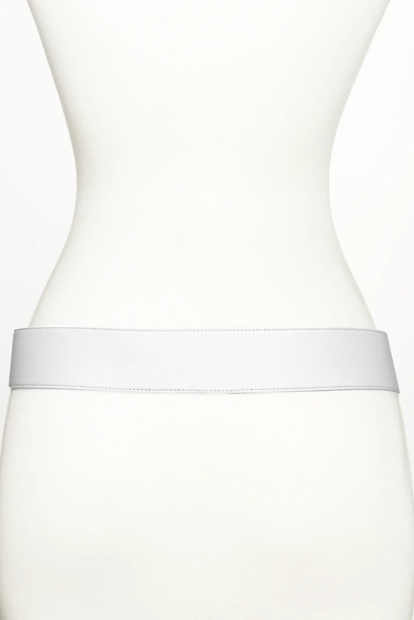 CC Buckle Leather Belt