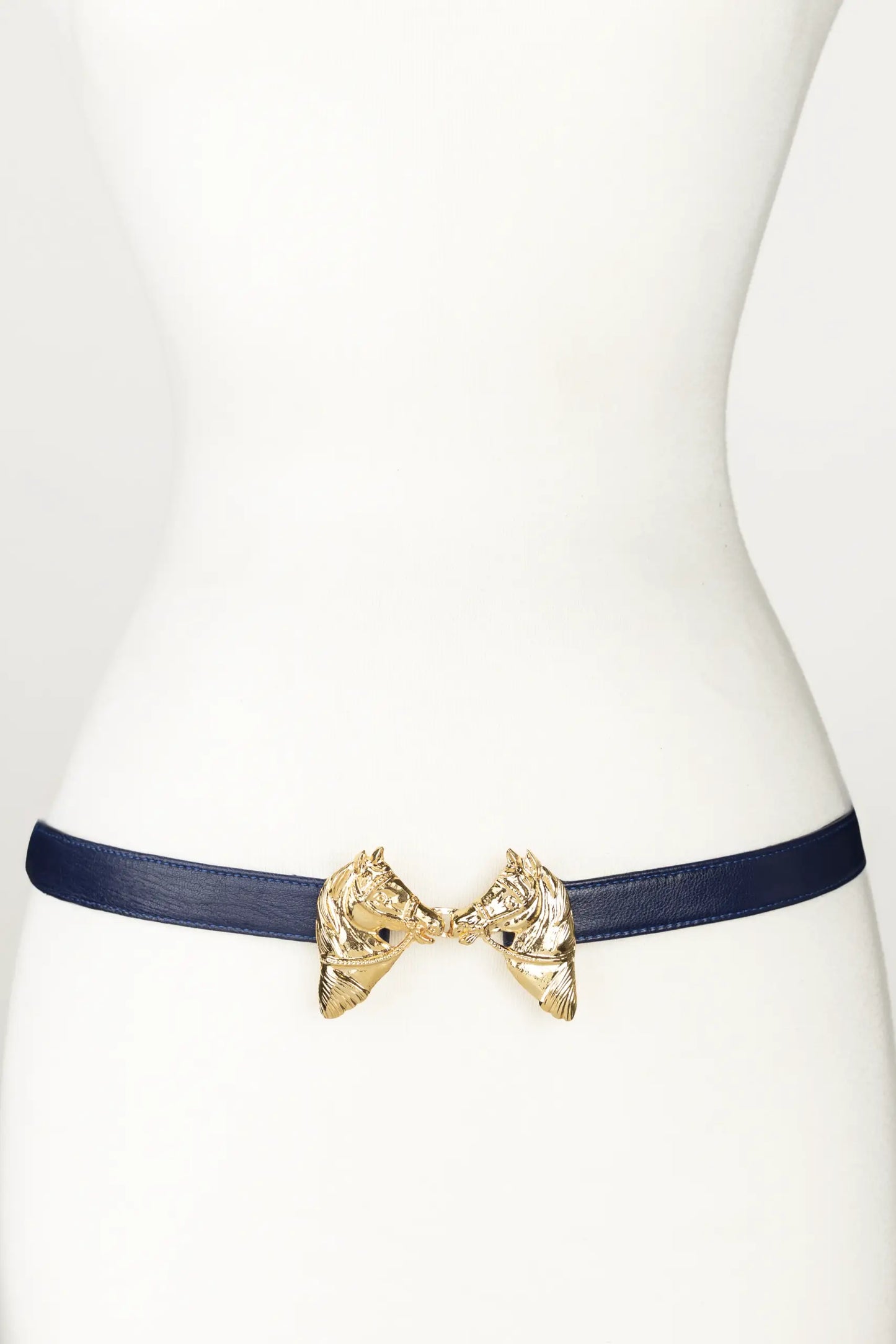 Harvey Horse Clasp Leather Belt