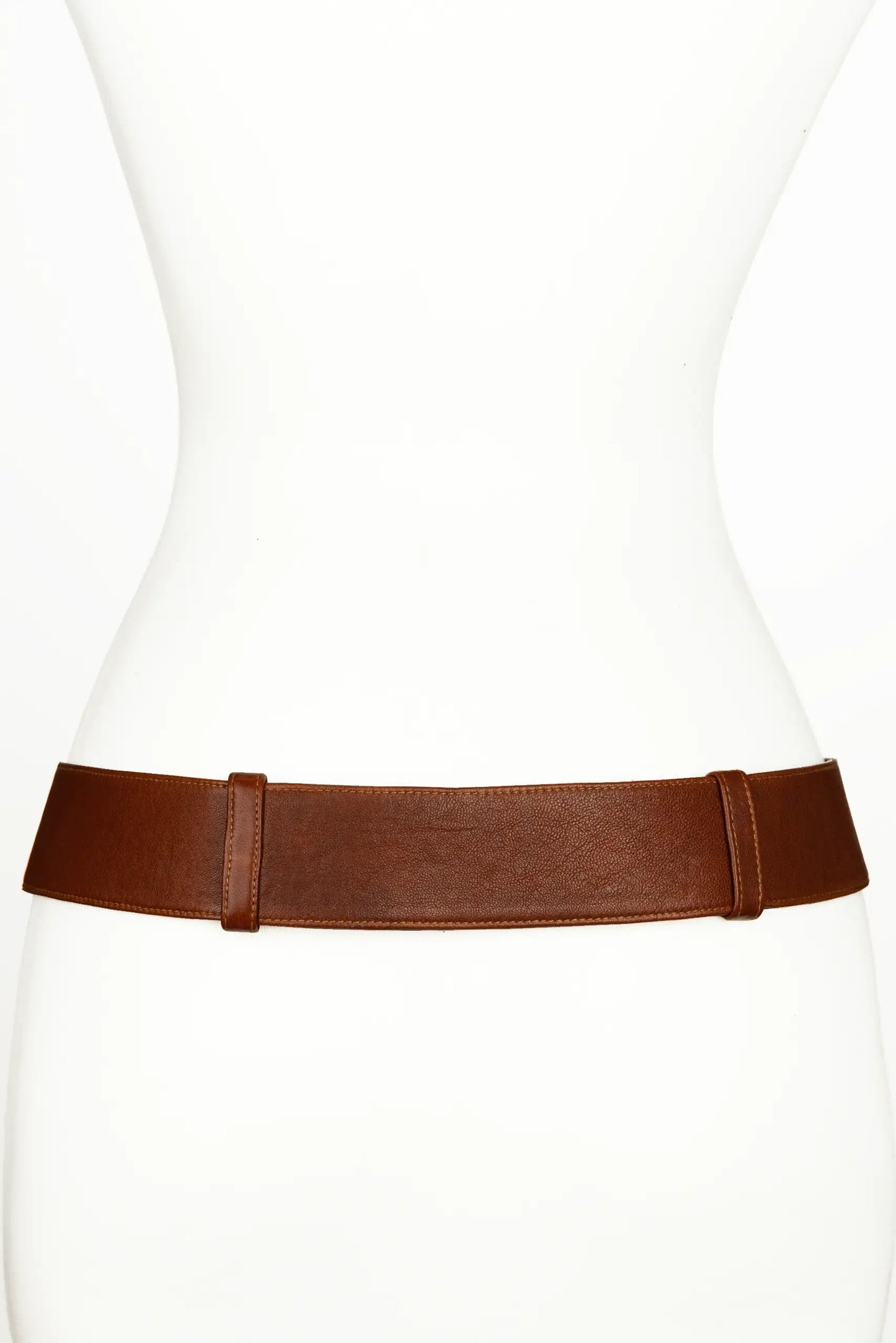 Floral Buckle leather Belt
