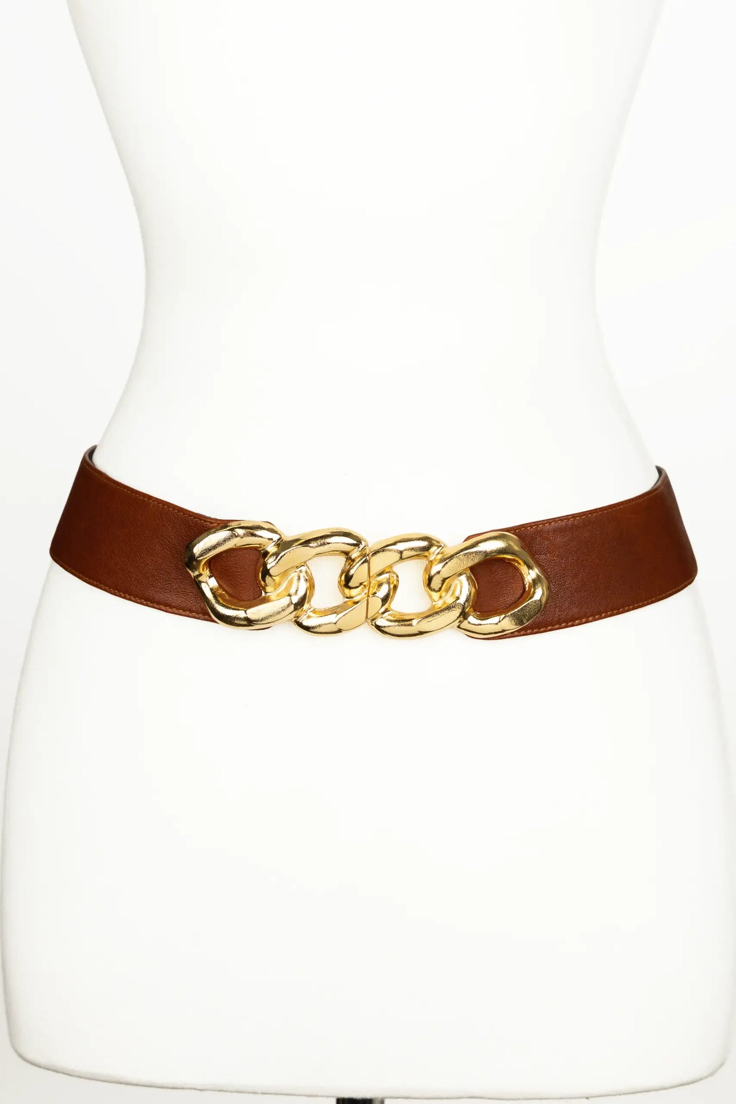 Jaclyn Chain Leather Belt