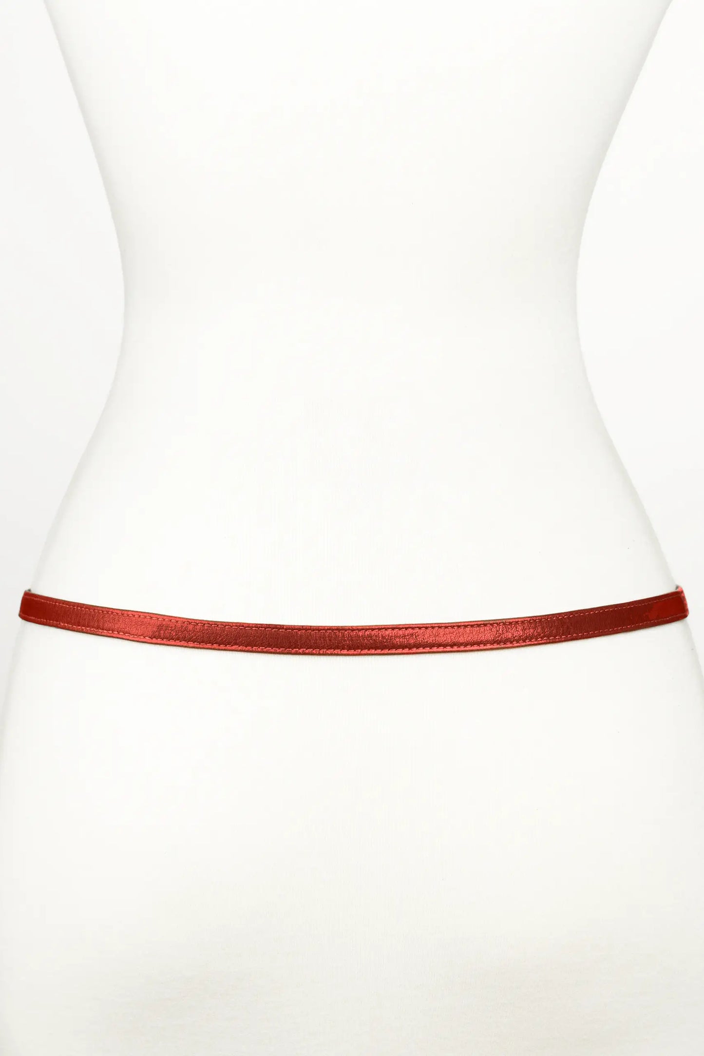 Gold Knot Buckle leather Belt