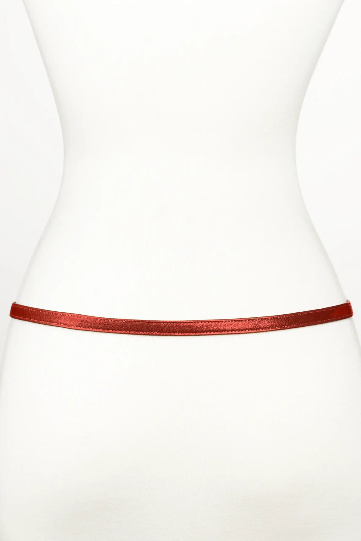 Gold Knot Buckle leather Belt