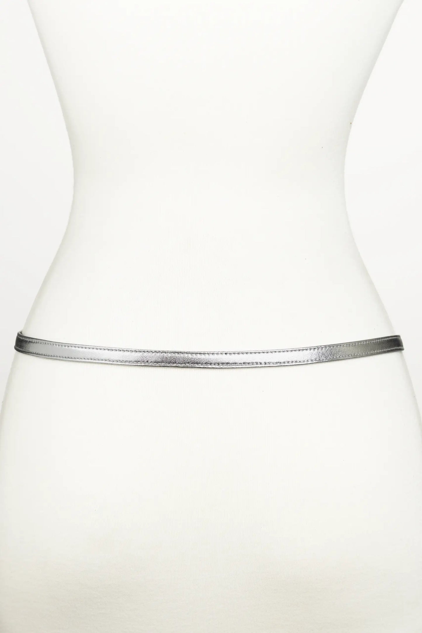 Gold Knot Buckle leather Belt