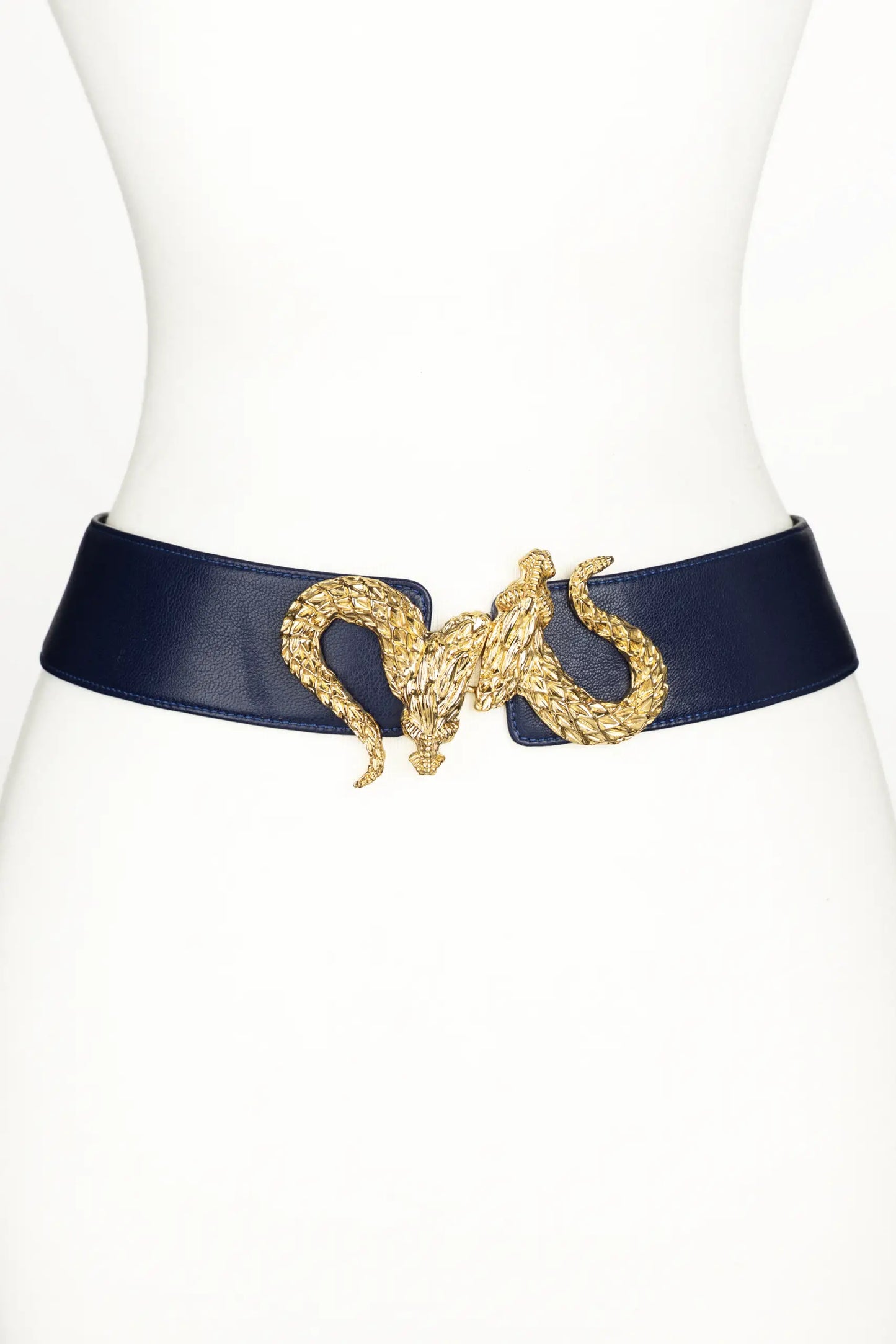 Dragon Buckle Leather Belt