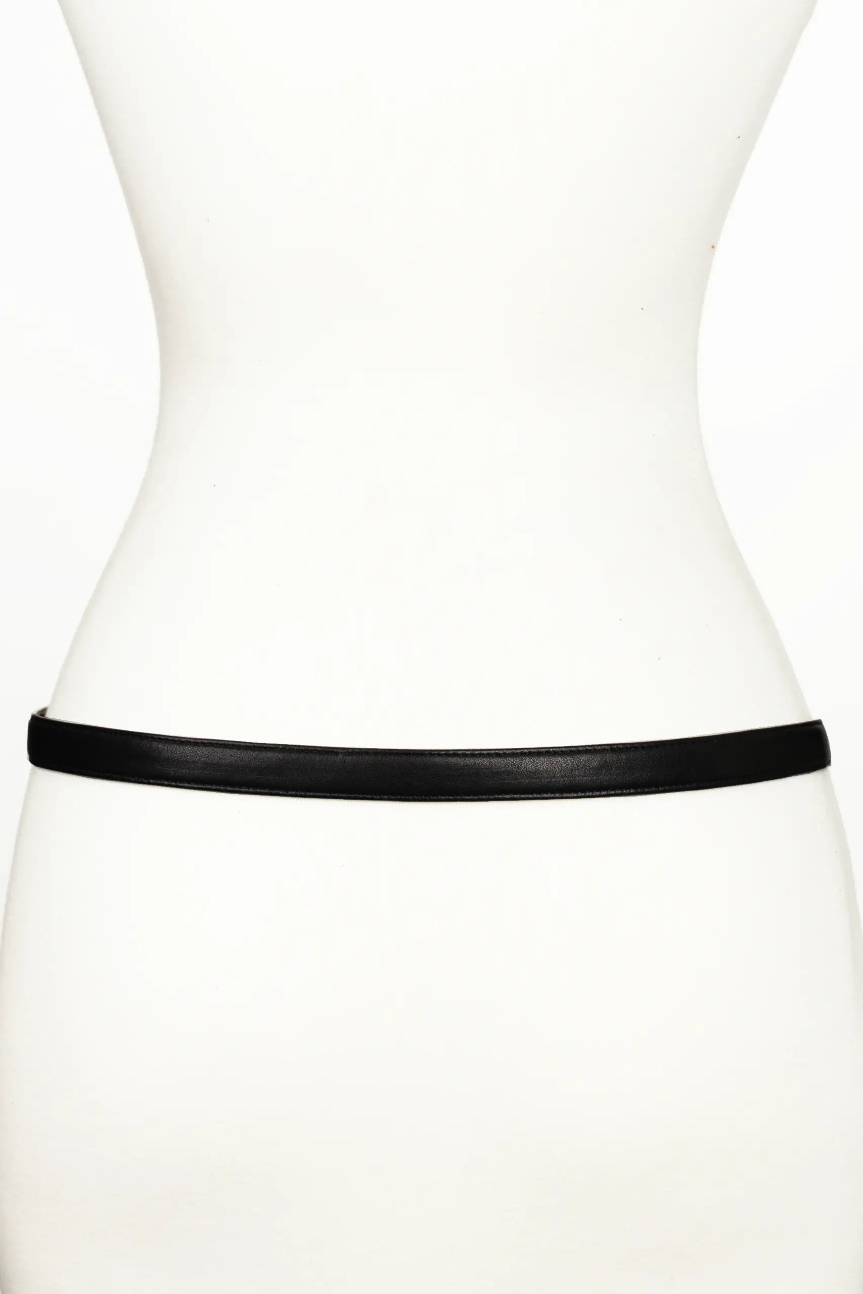 Lauren Leaf Buckle Leather Belt