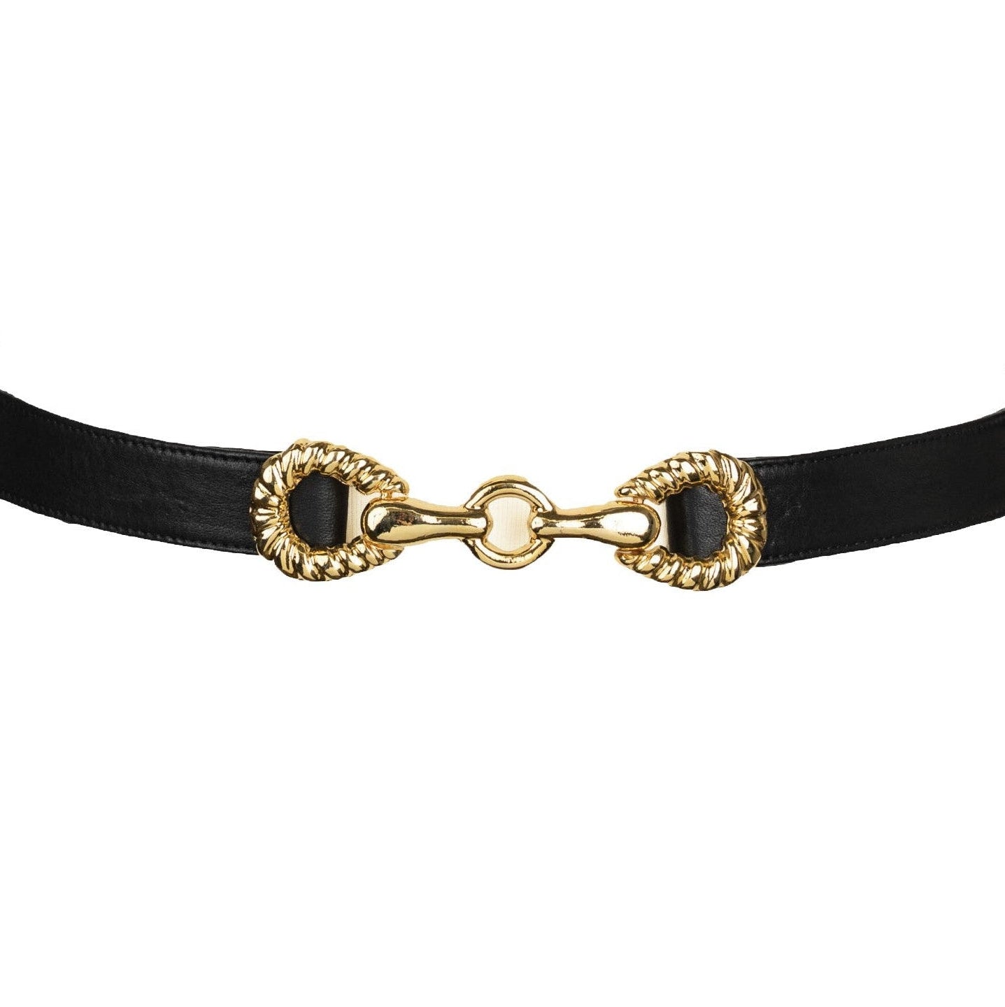 Rider Circle Buckle leather Belt