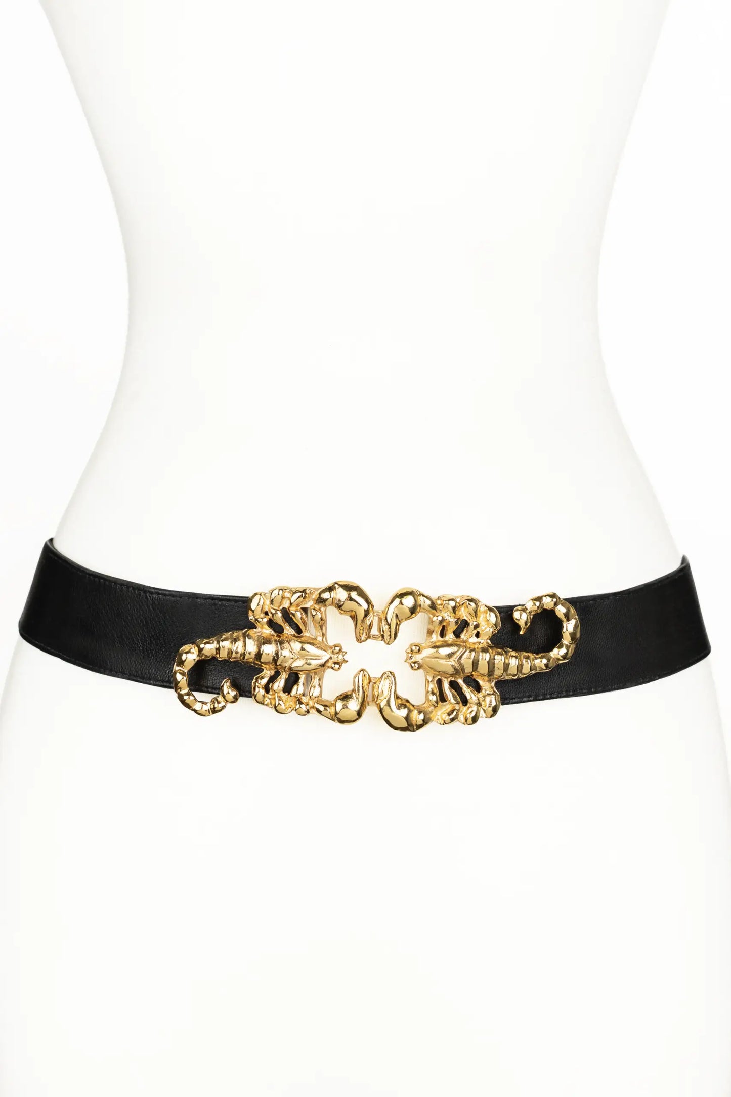 Scorpion Buckle leather Belt