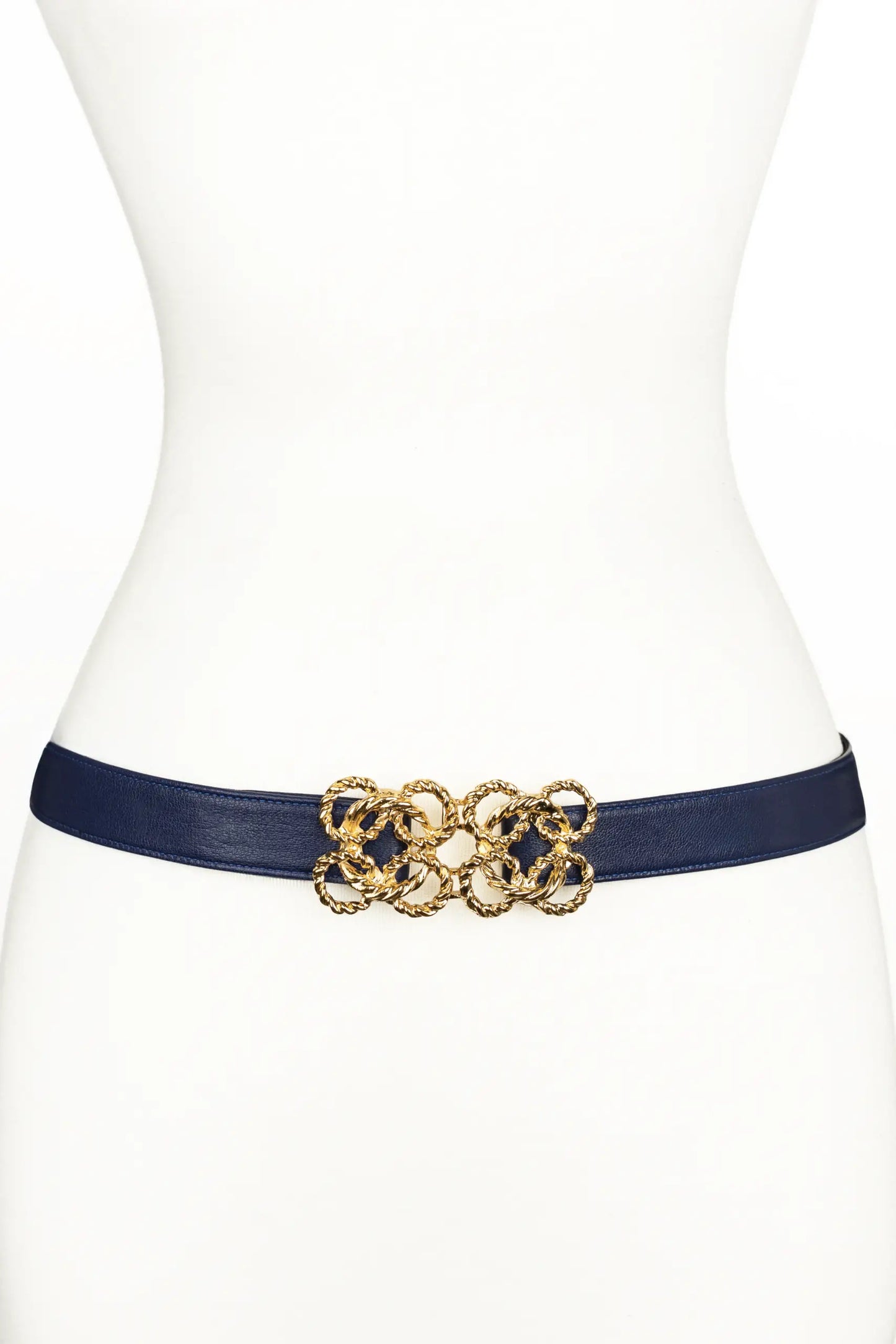 Torchon Rope Buckle Leather Belt