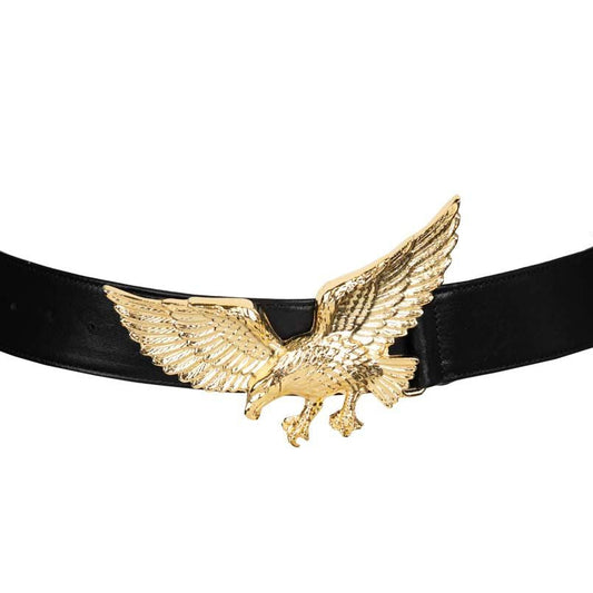 Eagle Buckle Leather Belt
