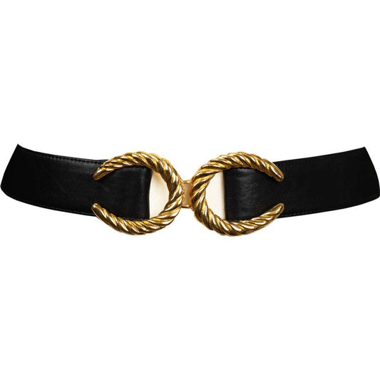 CC Buckle Leather Belt